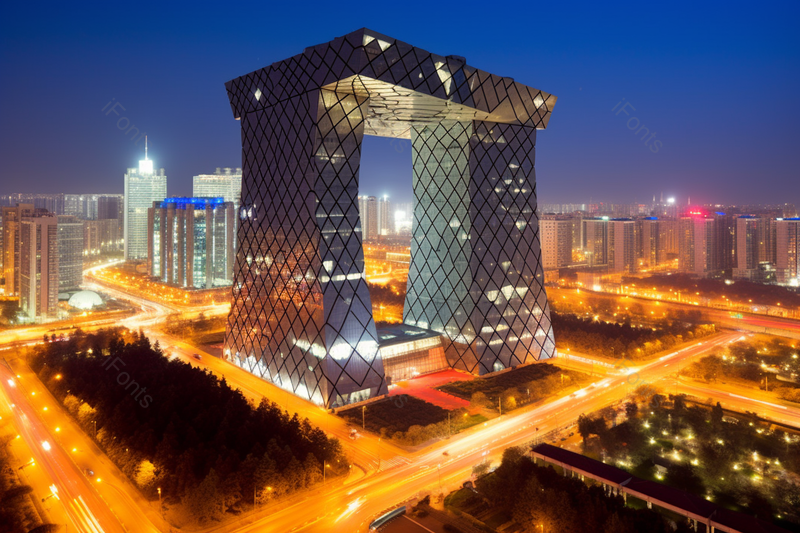 国贸中央电视台总部大楼cbd,高清,摄影图,摄影图片,图片大全,摄影图免费下载